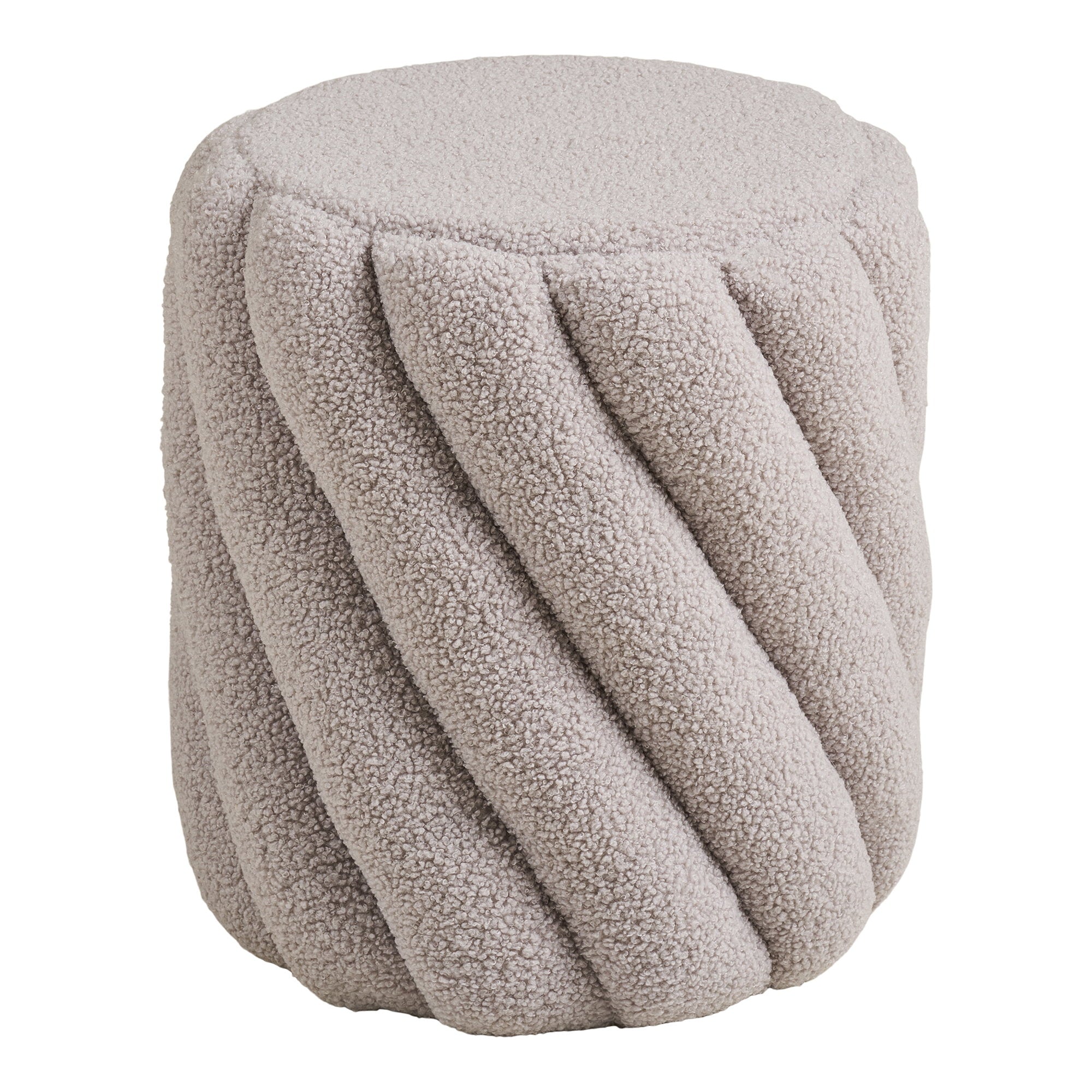 Sana Pouf - Pouf, grey ø38x40 cm, HN1082