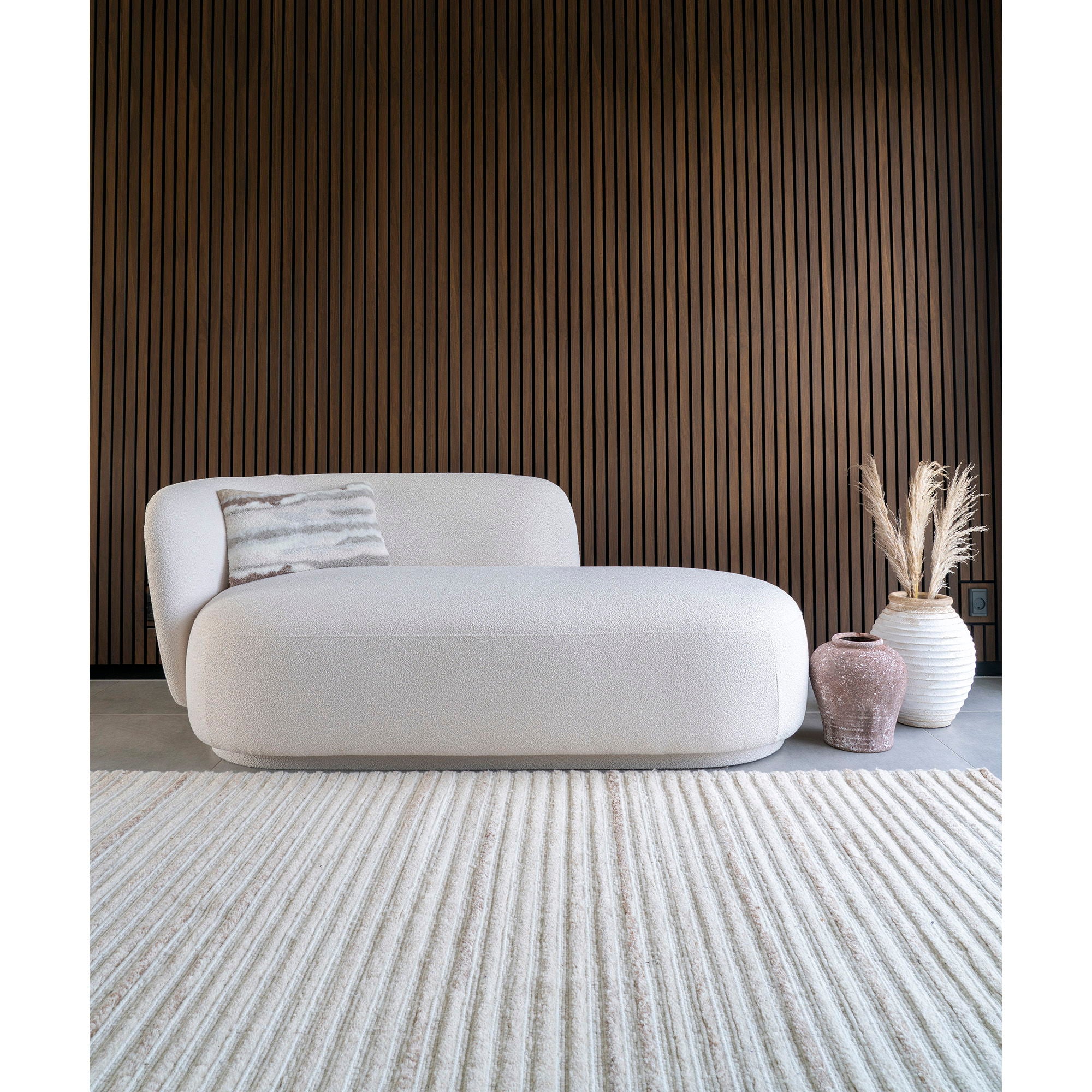 Signe 160x230cm hand tufted rug - Ivory