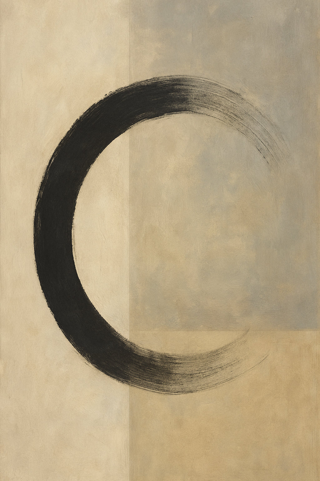 Schilderij preview aan de muur